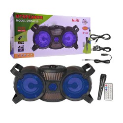 Sing-e Portable Wireless Speaker ZQS4229 with Mic and Remote Control Blue Sing-e Portable Wireless Speaker ZQS4229 with Mic and Remote Control Blue